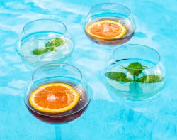 Set of 2 Floating Wine Glasses